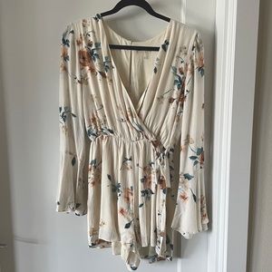 Floral Bohemian Romper